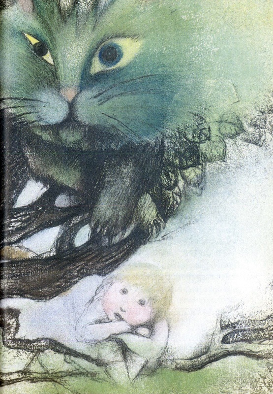 Иллюстрация к книге — Сказкоешка-Сладкоешка. Сказка о девочке, которая встретила кошку [i_001.jpg]