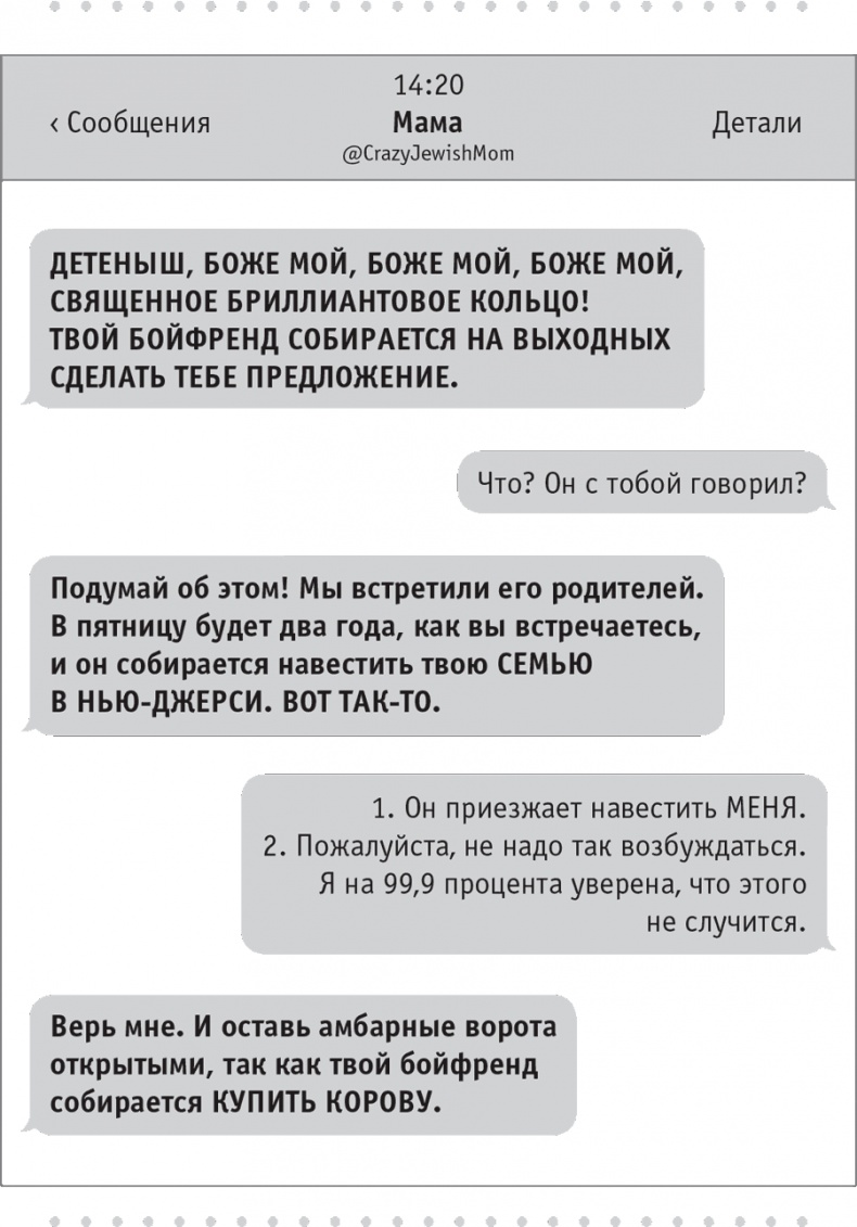 Иллюстрация к книге — Моя чокнутая еврейская мама [i_028.jpg]