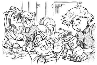 Иллюстрация к книге — Космические бродяги. Загадочный груз [i_030.jpg]