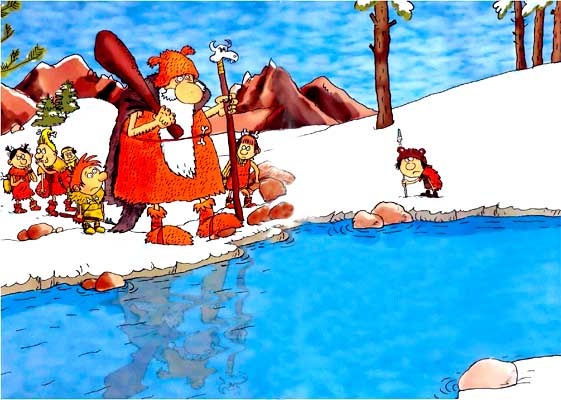 Иллюстрация к книге — Неандертальский мальчик, или Большой поход [i_040.jpg]