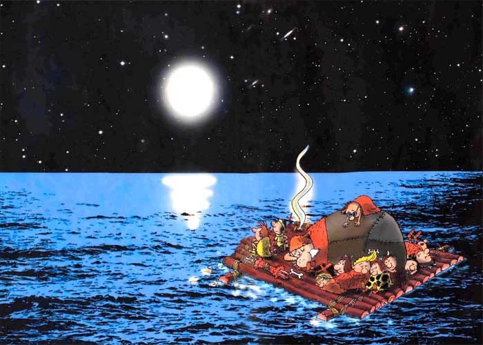 Иллюстрация к книге — Неандертальский мальчик, или Большой поход [i_069.jpg]