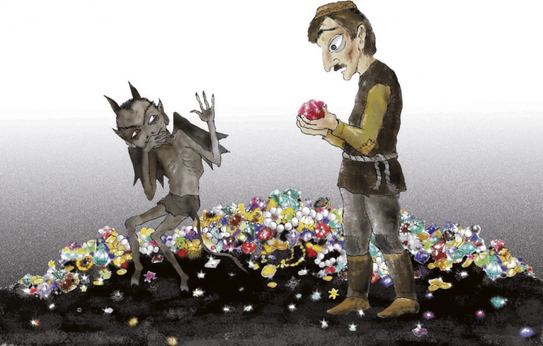 Иллюстрация к книге — Большая книга грузинских сказок и легенд [i_038.jpg]