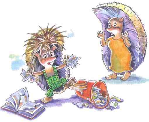 Иллюстрация к книге — Жили-были ежики [i_030.jpg]