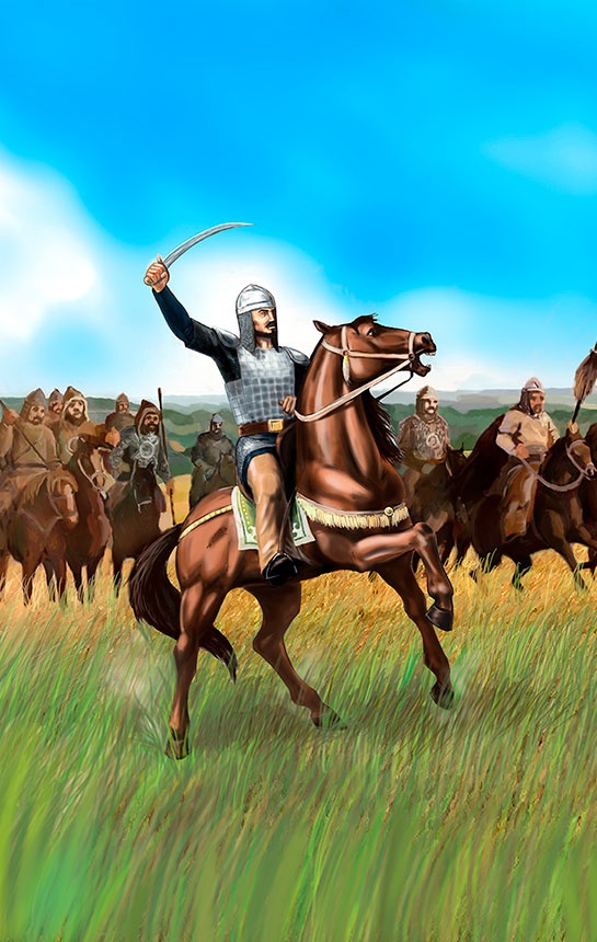 Иллюстрация к книге — Аблай Хан и его батыры. Легенды Великой степи [i_001.jpg]