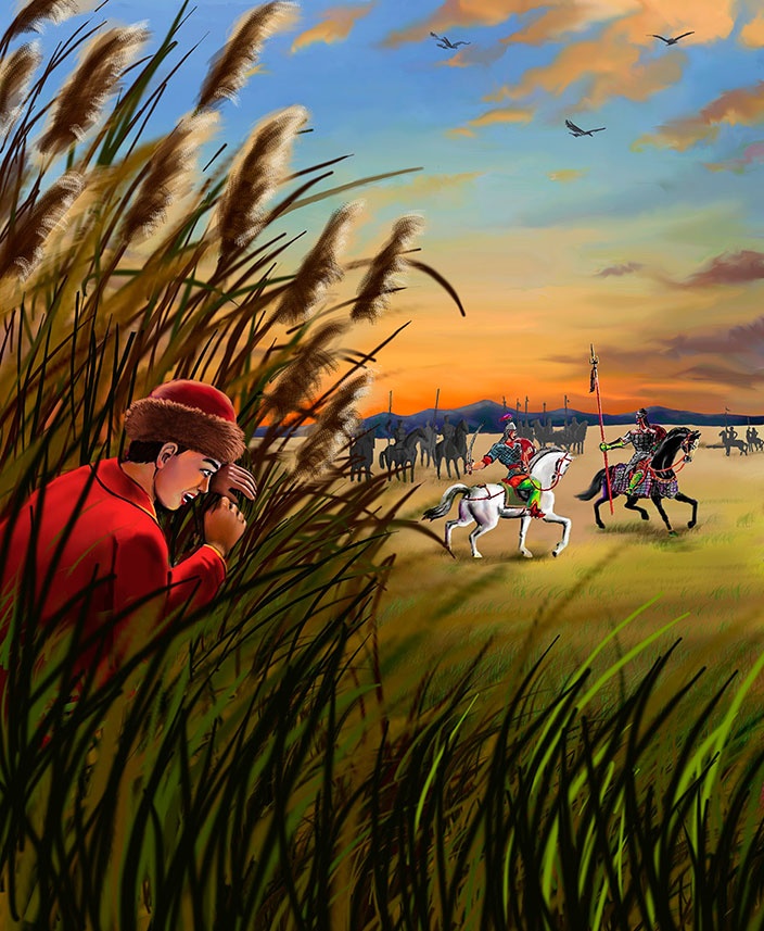 Иллюстрация к книге — Аблай Хан и его батыры. Легенды Великой степи [i_003.jpg]