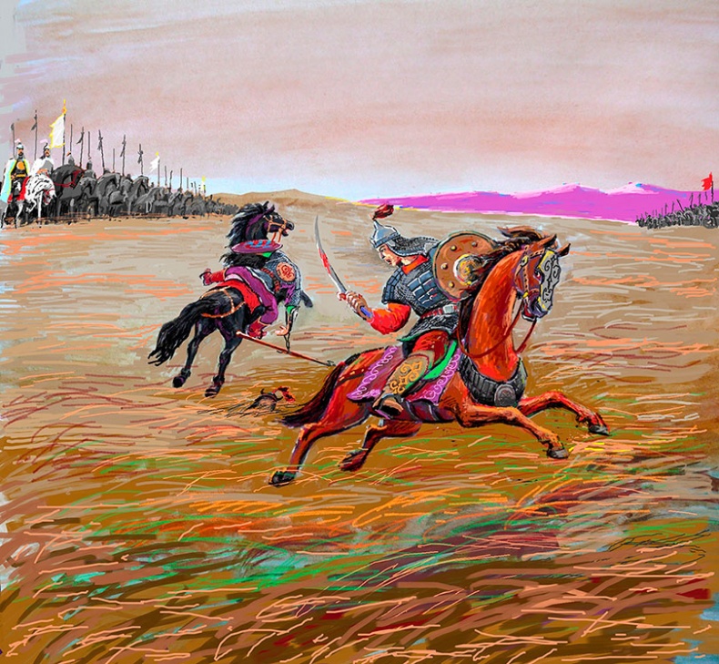 Иллюстрация к книге — Аблай Хан и его батыры. Легенды Великой степи [i_007.jpg]