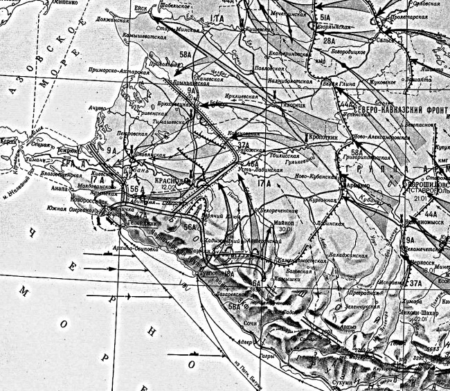 Иллюстрация к книге — На трудных дорогах войны. В борьбе за Севастополь и Кавказ [i_025.jpg]