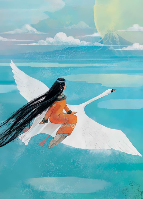 Иллюстрация к книге — Сказка о храбром богатыре Узоне и его возлюбленной Наюн. По мотивам корякской легенды [i_017.jpg]