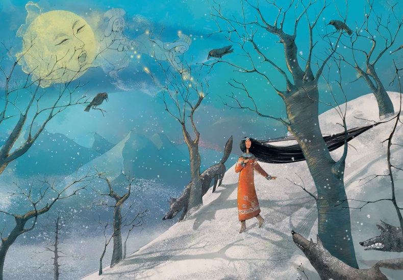 Иллюстрация к книге — Сказка о храбром богатыре Узоне и его возлюбленной Наюн. По мотивам корякской легенды [i_018.jpg]