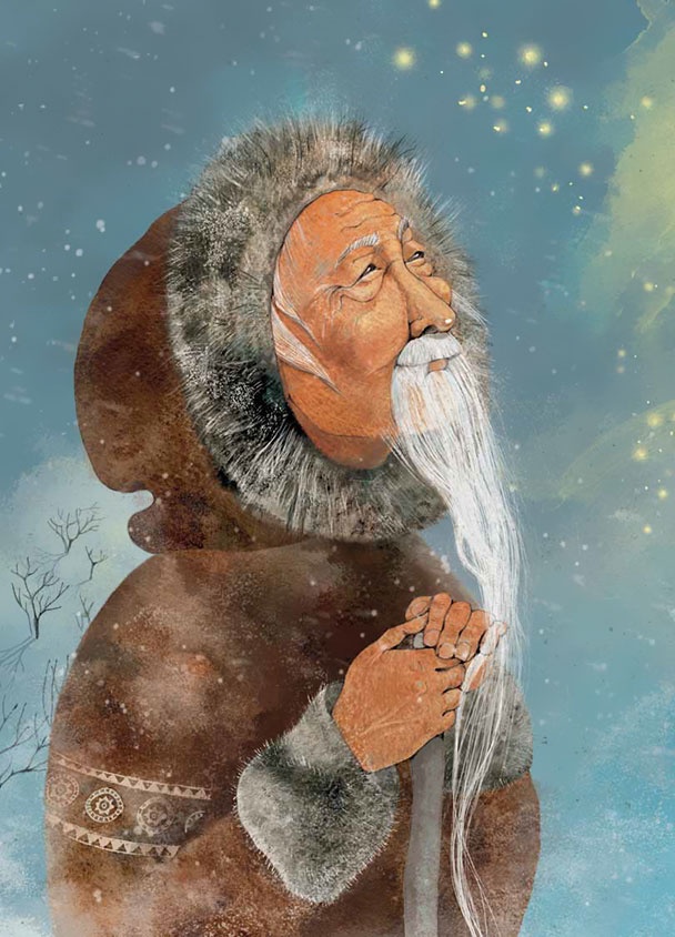 Иллюстрация к книге — Сказка о храбром богатыре Узоне и его возлюбленной Наюн. По мотивам корякской легенды [i_019.jpg]