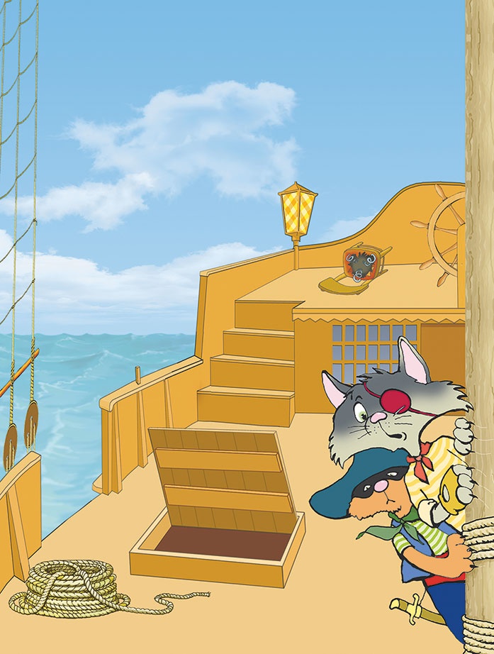 Иллюстрация к книге — Пираты Кошачьего моря. Книга 1. На абордаж! [i_056.jpg]