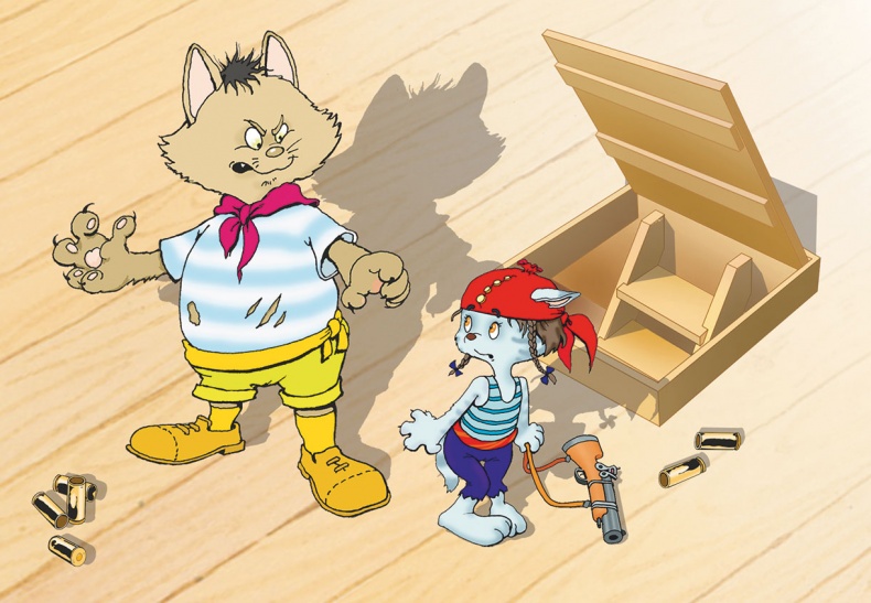 Иллюстрация к книге — Пираты Кошачьего моря. Книга 1. На абордаж! [i_061.jpg]