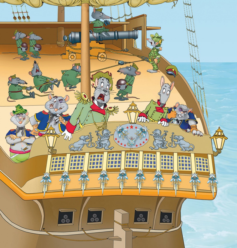 Иллюстрация к книге — Пираты Кошачьего моря. Книга 1. На абордаж! [i_083.jpg]