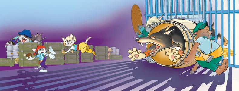 Иллюстрация к книге — Пираты Кошачьего моря. Книга 1. На абордаж! [i_095.jpg]