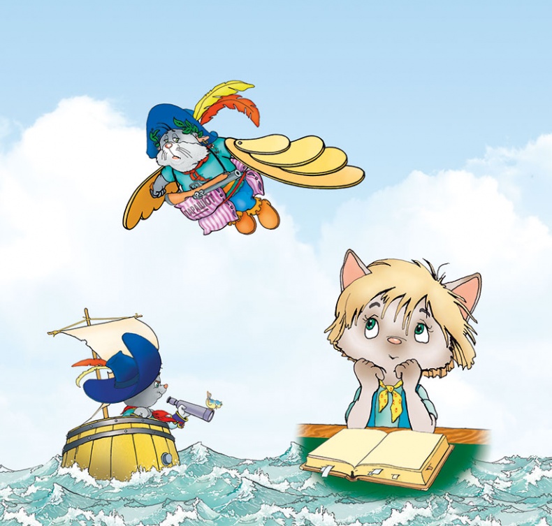 Иллюстрация к книге — Пираты Кошачьего моря. Книга 2. Остров забытых сокровищ [i_009.jpg]