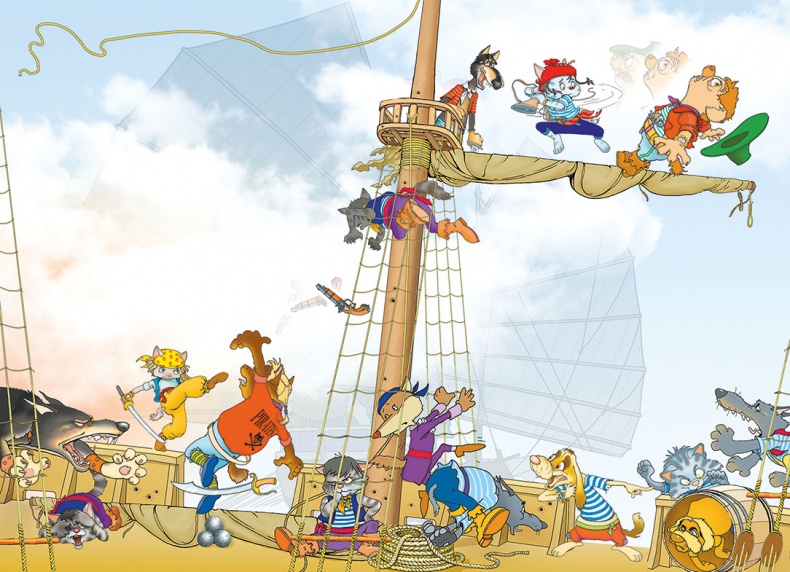 Иллюстрация к книге — Пираты Кошачьего моря. Книга 2. Остров забытых сокровищ [i_019.jpg]