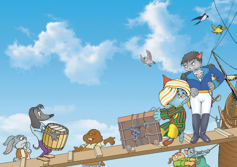 Иллюстрация к книге — Пираты Кошачьего моря. Сундук для императора [i_046.jpg]