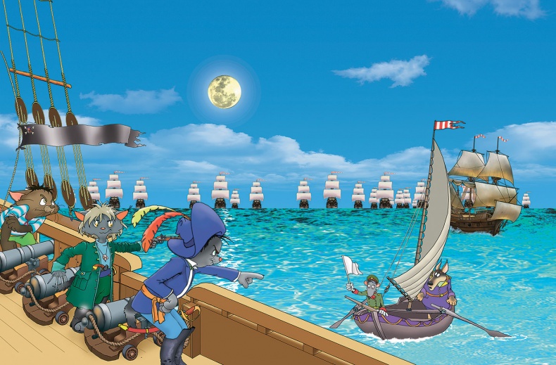 Иллюстрация к книге — Пираты Кошачьего моря. Сундук для императора [i_065.jpg]