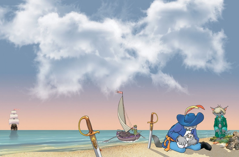 Иллюстрация к книге — Пираты Кошачьего моря. Сундук для императора [i_070.jpg]