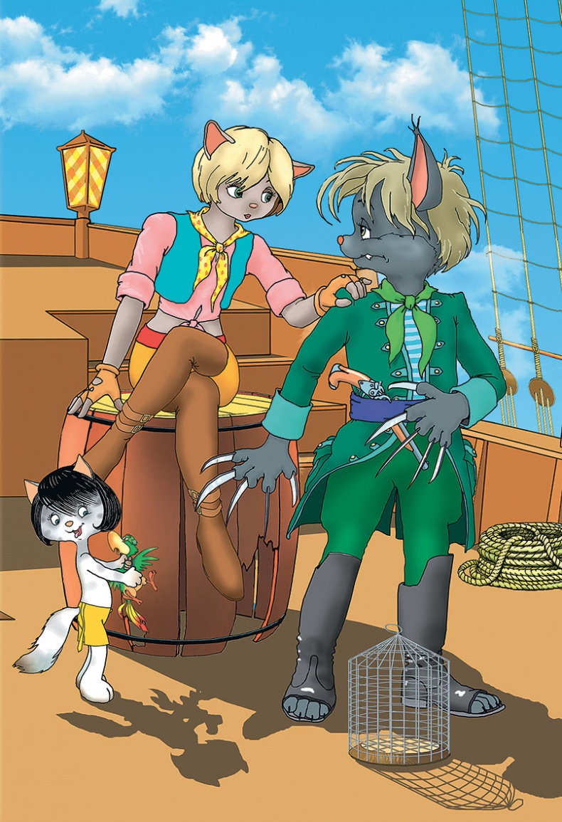 Иллюстрация к книге — Пираты Кошачьего моря. Сундук для императора [i_076.jpg]