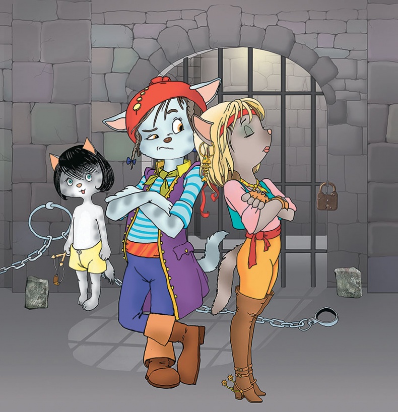 Иллюстрация к книге — Пираты Кошачьего моря. Сундук для императора [i_100.jpg]