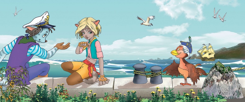 Иллюстрация к книге — Пираты Кошачьего моря. Сундук для императора [i_117.jpg]