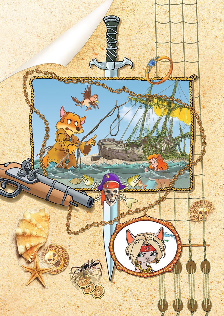 Иллюстрация к книге — Пираты Кошачьего моря. Мумия Мятежника [i_002.jpg]