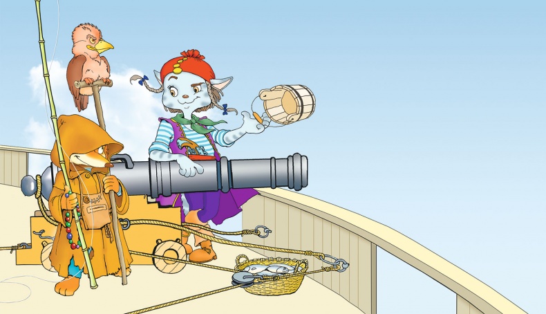 Иллюстрация к книге — Пираты Кошачьего моря. Мумия Мятежника [i_013.jpg]