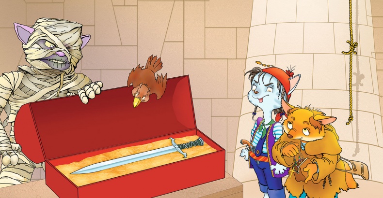 Иллюстрация к книге — Пираты Кошачьего моря. Мумия Мятежника [i_071.jpg]