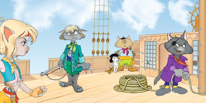 Иллюстрация к книге — Пираты Кошачьего моря. Капитан Джен [i_023.jpg]