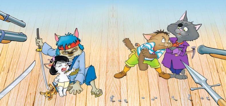 Иллюстрация к книге — Пираты Кошачьего моря. Капитан Джен [i_024.jpg]