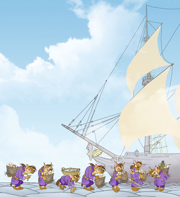 Иллюстрация к книге — Пираты Кошачьего моря. Капитан Джен [i_029.jpg]