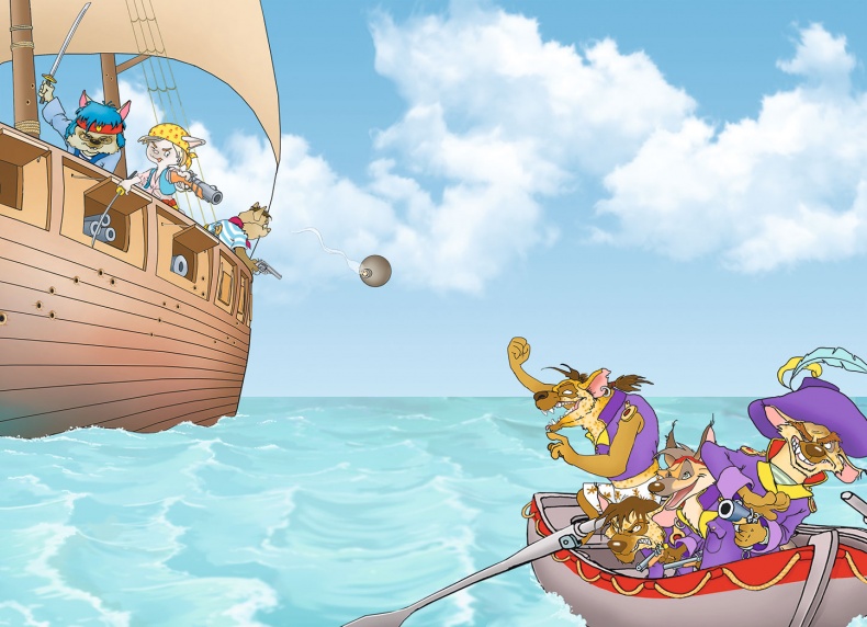 Иллюстрация к книге — Пираты Кошачьего моря. Капитан Джен [i_045.jpg]