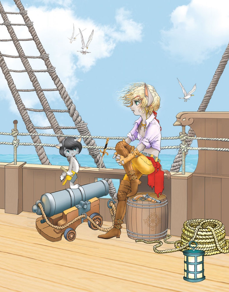 Иллюстрация к книге — Пираты Кошачьего моря. Капитан Джен [i_047.jpg]