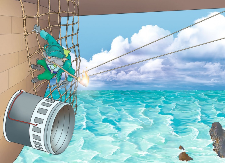 Иллюстрация к книге — Пираты Кошачьего моря. Капитан Джен [i_095.jpg]