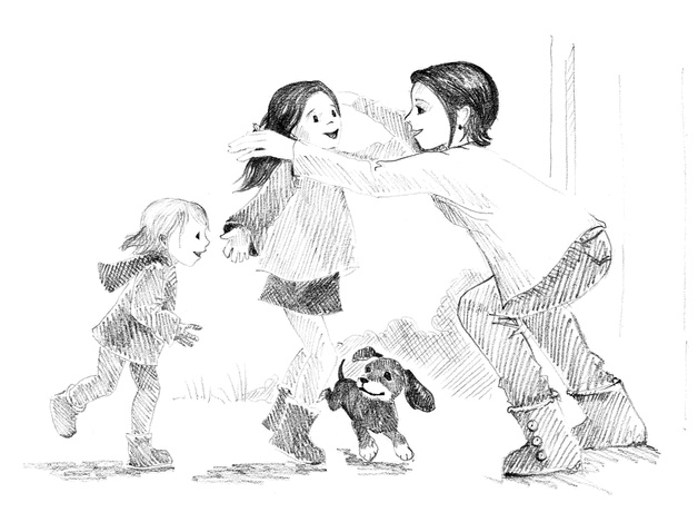 Иллюстрация к книге — Щенок Тоби, или Старший друг [i_002.jpg]