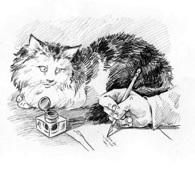 Иллюстрация к книге — О пушистых кошечках [i_001.jpg]