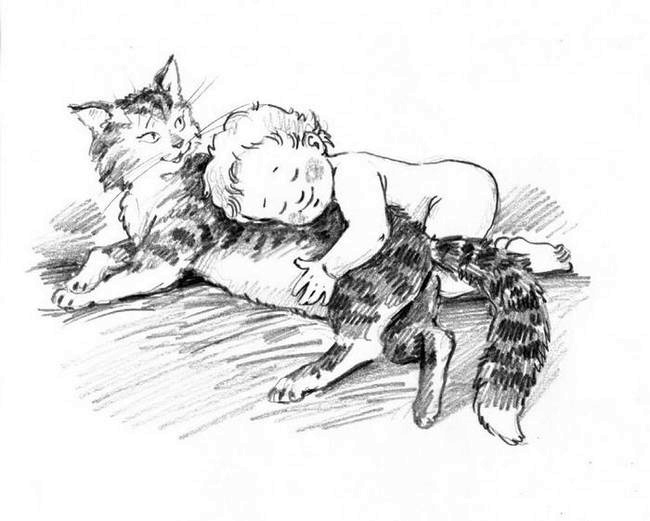 Иллюстрация к книге — О пушистых кошечках [i_002.jpg]