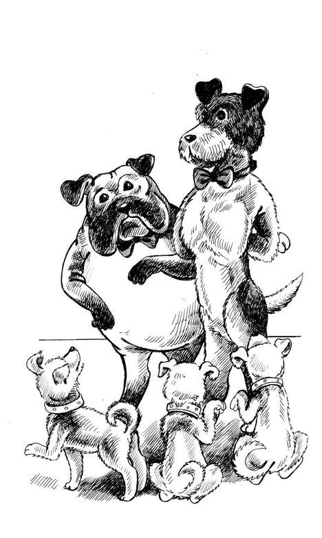 Иллюстрация к книге — О весёлых собачках (сборник) [i_012.jpg]