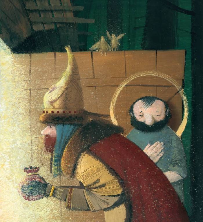 Иллюстрация к книге — Вол и осел при яслях [i_006.jpg]