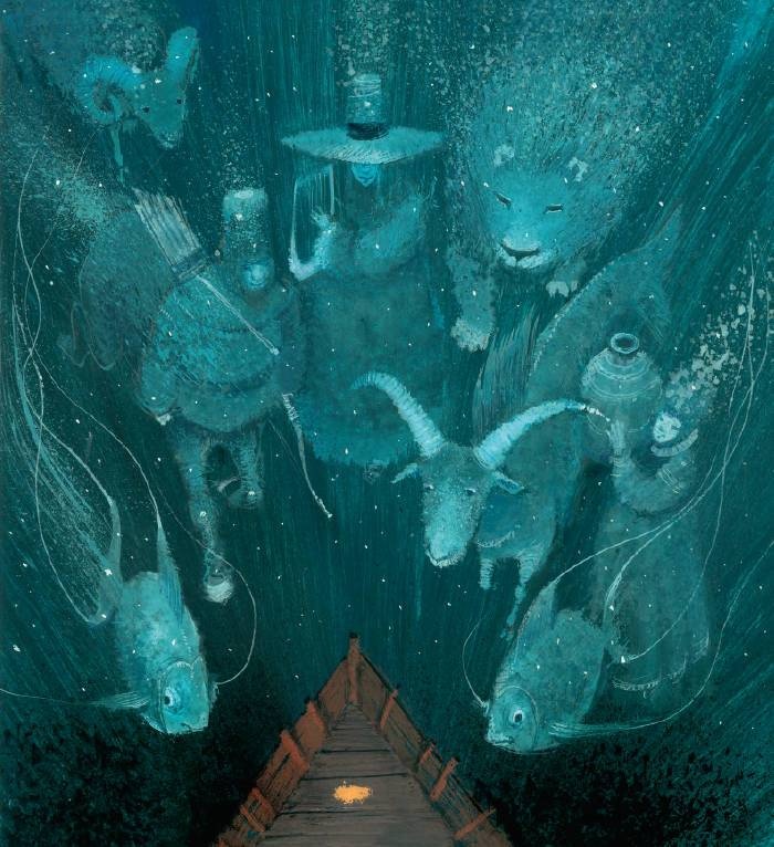 Иллюстрация к книге — Вол и осел при яслях [i_008.jpg]