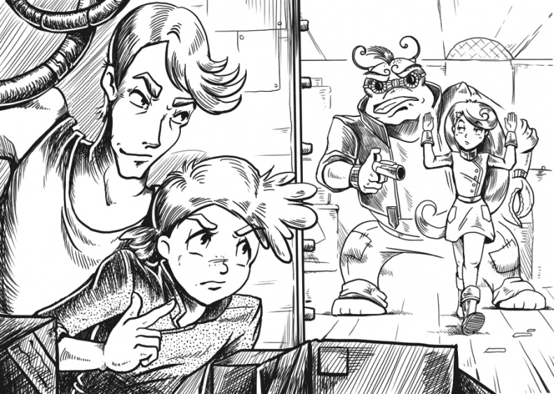 Иллюстрация к книге — Космические бродяги. Вторжение пеплоидов [_106_3.jpg]