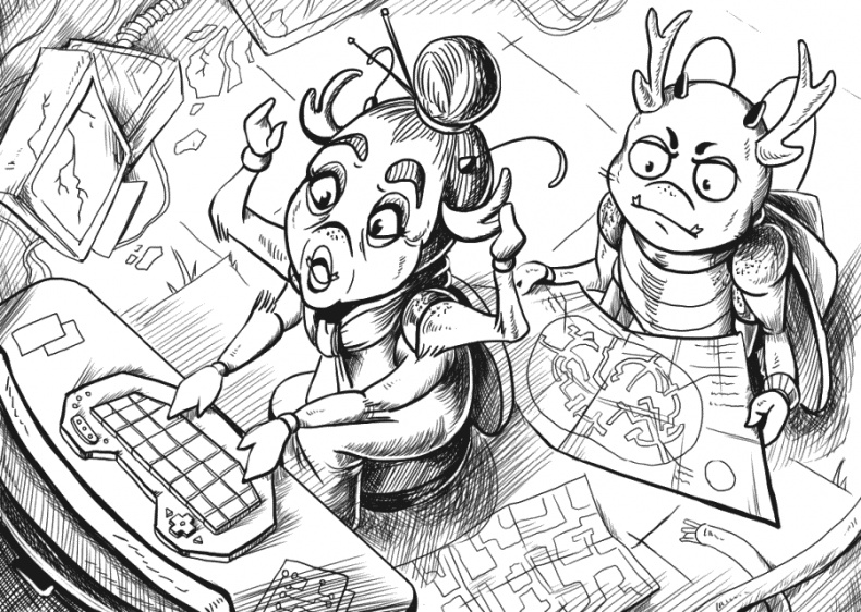 Иллюстрация к книге — Космические бродяги. Вторжение пеплоидов [_131_3.jpg]