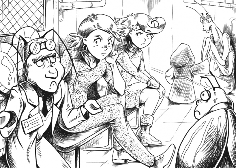 Иллюстрация к книге — Космические бродяги. Вторжение пеплоидов [_172_3.jpg]