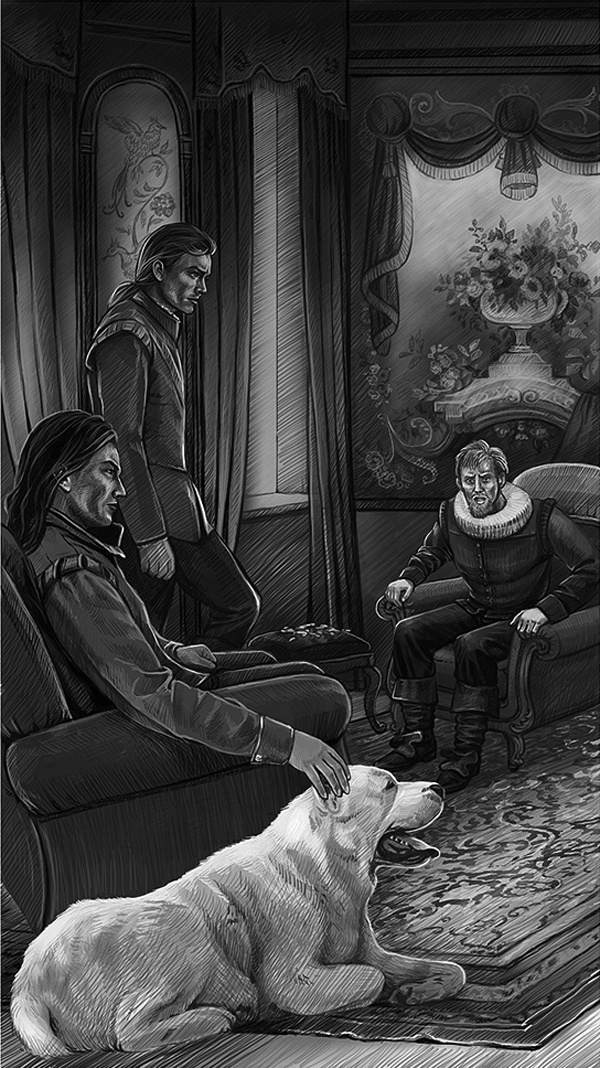 Иллюстрация к книге — Сердце Зверя. Том 3. Синий взгляд смерти. Рассвет. Часть вторая [i_001.jpg]