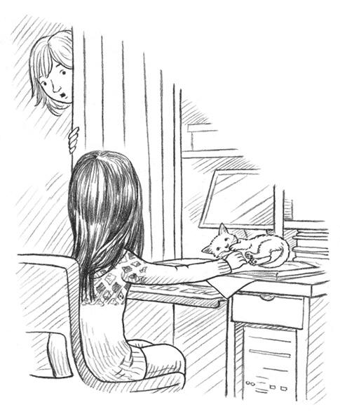 Иллюстрация к книге — Энджел. Котенок обретает дом [i_072.jpg]