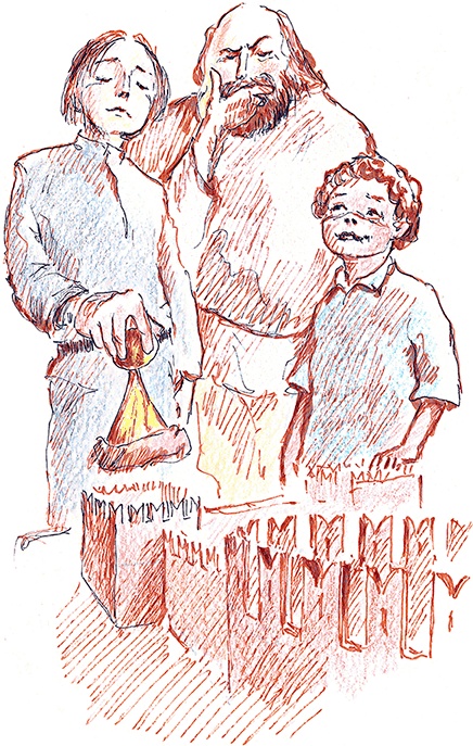 Иллюстрация к книге — Хрустальный ключ, или Жили-были мы [i_150.jpg]