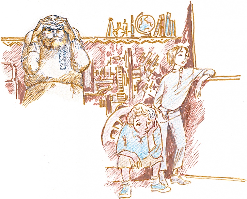 Иллюстрация к книге — Хрустальный ключ, или Жили-были мы [i_152.jpg]