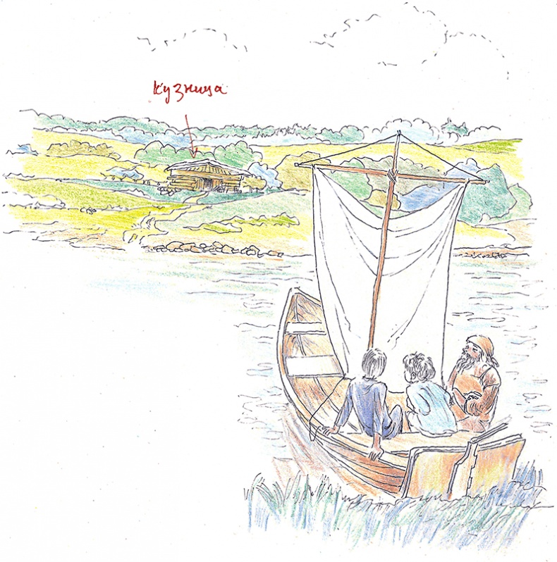 Иллюстрация к книге — Хрустальный ключ, или Жили-были мы [i_160.jpg]