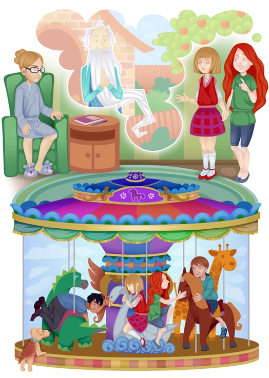 Иллюстрация к книге — Волшебный портрет, или Приключения маленькой кикиморы [i_003.jpg]